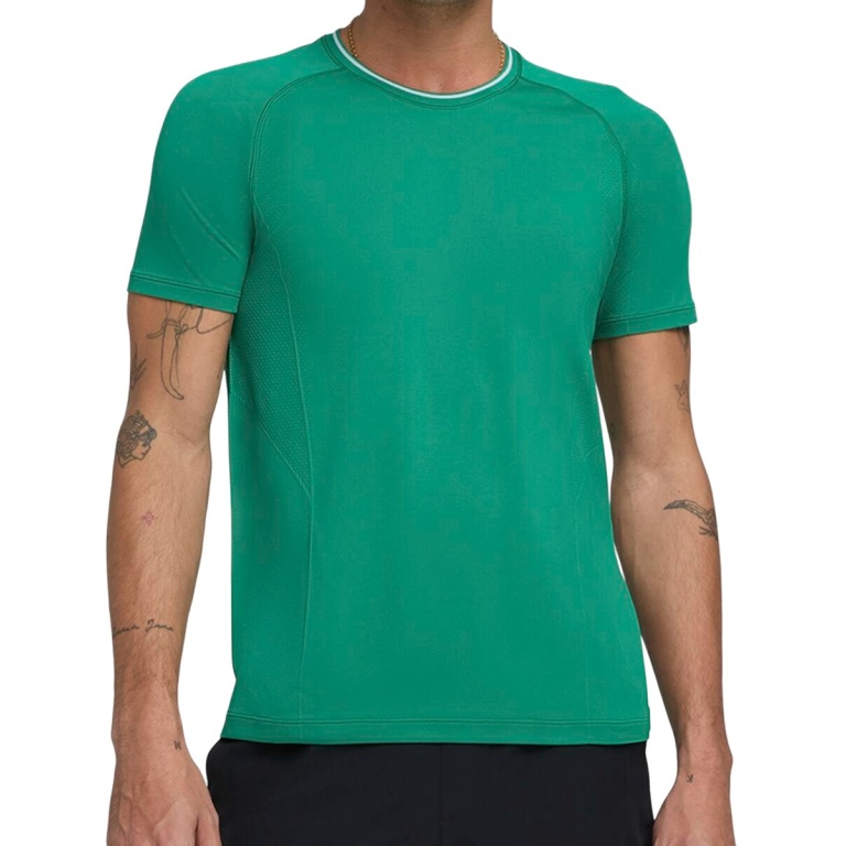 Wilson Tennis-Tshirt Crew Team Seamless grün Herren
